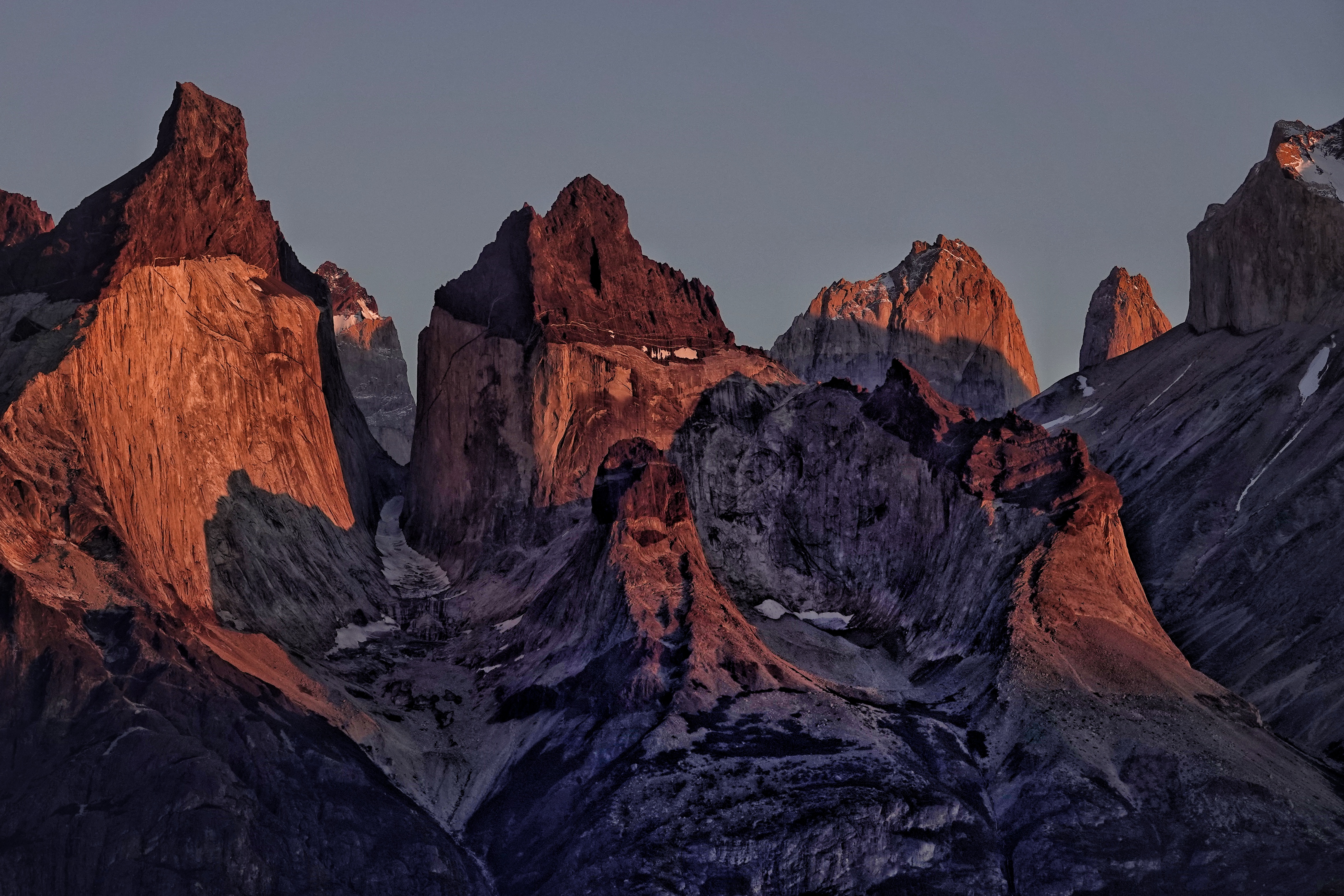 Torres del Paine au lever du soleil